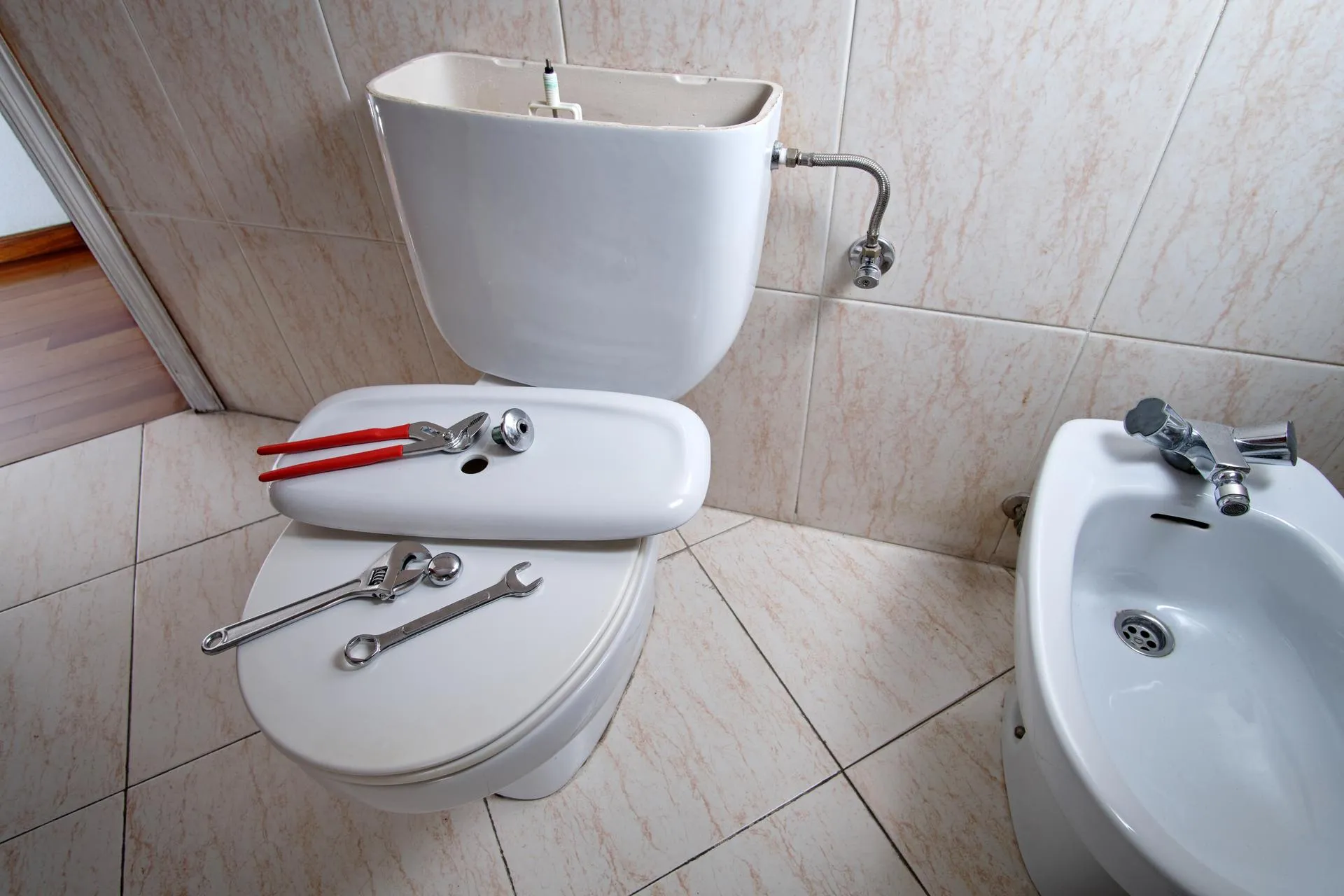 Tools used for a thorough drain cleaning service in Highland Park, TX.